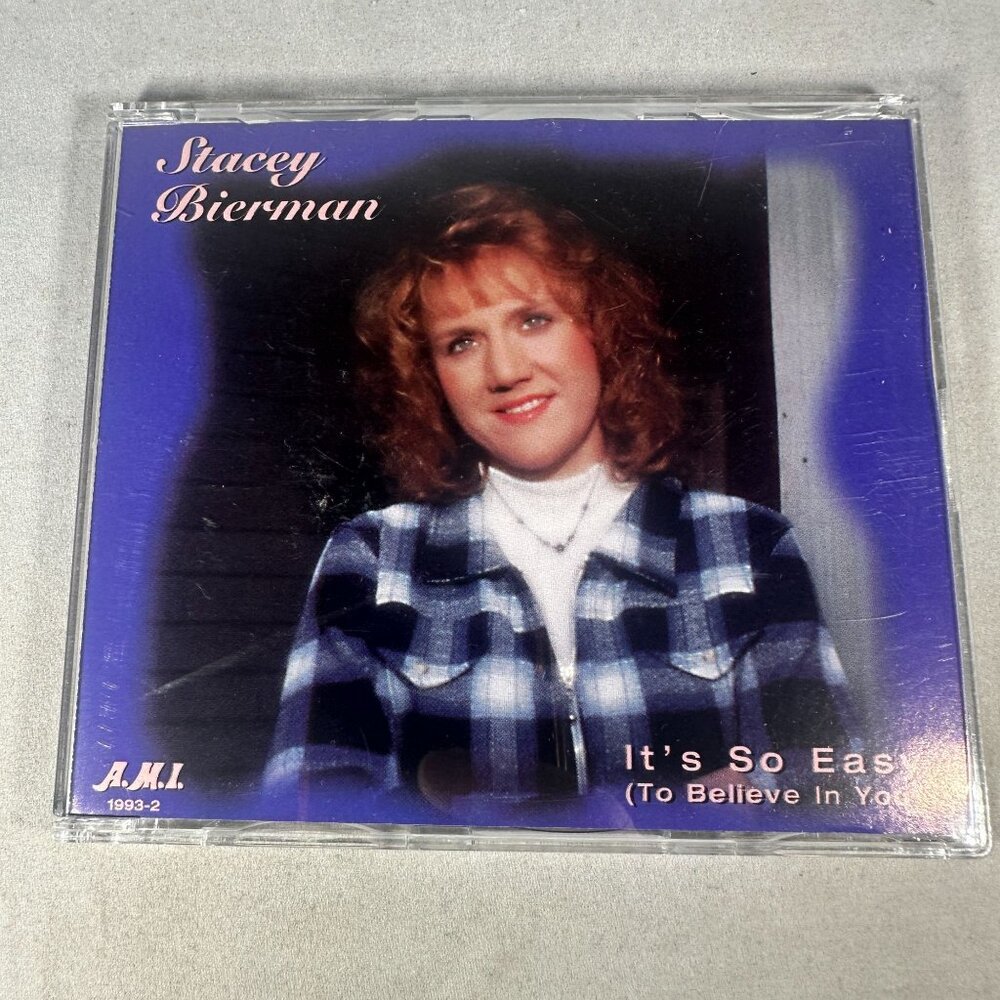 Stacey Bierman Its So Easy To Believe In You CD Single 1993 A.M.I. Records